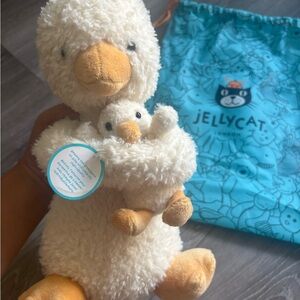 Jellycat huddles duck plushie